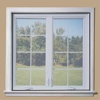 Classic mosquito net pre Stiched Fiber Glass Window net for Mosquito Protection with self Adhesive Velcro Tape : Grey 60…