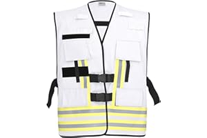 ZKMAGIC PACOTEX Funktionswesten zur Kennzeichnung von Einsatzpersonal wie z.B. Feuerwehr Warnweste