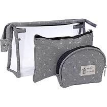 Durchsichtige Make-up-Tasche Für Reisen – Wasserdicht, Mit Nass- Und Trockenfach, Großes Fassungsvermögen, Ideal Für Frauen & Mädchen