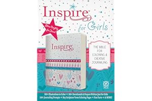 Inspire Bible for girls: New Living Translation, Coloring & Creative Journaling
