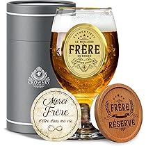 Quotedazur Café-Croissant - Mug Personnalisé Tasse Cadeau Noël Chaque Frère Formidable Se Révèle Être Un Parrain Exceptionnel - Noir/Céramique