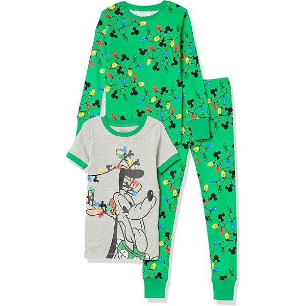 LankyBox Pyjama Set Jongens - Cartoon Katoen 2-Delig - Lange Mouw Nachtkleding Met Elastische Taille