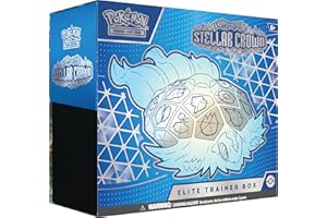 Pokémon TCG: Scarlet & Violet—Stellar Crown Elite Trainer Box (1 Full-Art Promo Card, 9 Boosters & Premium Accessories)