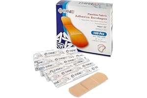 MEDCA Elastyczne plastry – giętki materiał, samoprzylepne plastry na opuszki palców, plastry na kciuki do pielęgnacji i ochrony ran przed infekcjami (opakowanie 100 sztuk)