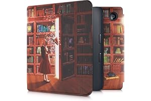 kwmobile Custodia eReader Compatibile con Kobo Libra 2 Cover - eBook Reader Flip Case - multicolore - Libreria Incantata