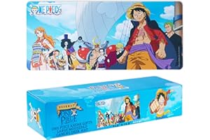 One Piece Alfombrilla Ratón XXL 80 x 35 cm, Tapete Gaming Grande para Ordenador PC, Gaming Mouse Pad Escritorio, Anime Merchandising Regalos Gamer (Multi One Piece)