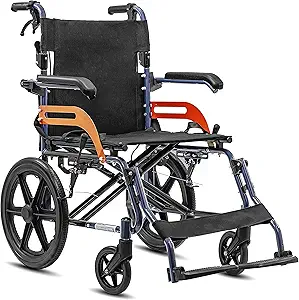 KosmoCare Tranz Dzire Aluminium Folding Wheelchair with Seat Belt