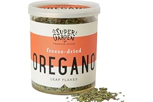 SUPERGARDEN Super Garden orégano liofilizado - Producto 100% puro y natural - Apto para veganos - Sin azúcares, aditivos artificiales ni conservantes añadidos - Sin gluten - No OMG