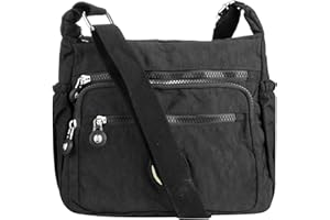 MILKY WAY Womens Multi-Pocket Casual Crossbody Handbags Waterproof Shoulder Bags Satchel Girls Ladies Crossbody Side