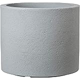 Scheurich Panzano Pflanzgefäß aus Kunststoff, Stony Grey, Ø 40 cm, Höhe 31 cm