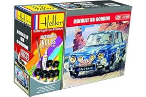 Heller Maquette, 56700, renault r8 gordini,1/24, Gris