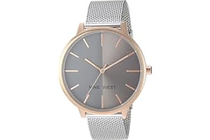 NINE WEST Women's Mesh Bracelet Watch