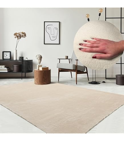 Tappeto Peloso Jyswx 40x60 Cm | Rosso Scuro TieDye | Antiscivolo | Lavabile | Per Salotto O Camera