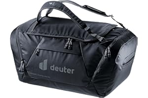 Deuter AViANT Duffel PRO 90 Torba na siłownię dla dorosłych Unisex, czarna, 90 liter