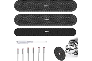 Yurifaz 86 stycken skärskivor, 32 mm skärhjul och 24 mm hartsskärskiva med 6 chuckar, för roterande verktyg