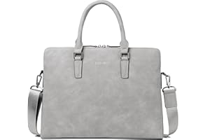 FSD.WG FSD. WG Borsa da lavoro in pelle Borsa a tracolla resistente all'acqua Business Travel Valigetta per uomo