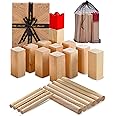 Jaques of London Kubb Outdoor Games | Garden Family Games for Kids and Adults | Kubb Game | Wooden Outdoor Games | Since 1795