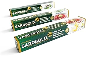 ‎FEINER KÄSE HEMMEN SAROGOLD | Aromaschutzfolie | Frischhaltefolie | Top V-Messer Abreiss-System | 30cm x 20 Meter Rolle