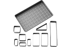 Wilton 0261853 Set Teglia Componibile Lettere e Numeri, Acciaio, Nero, 38 x 23 x 5 cm