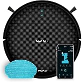 Cecotec Robot Vacuum Cleaner Gyroscopic Navigation Conga M10 Advance Aqua | 3000Pa Suction, Sweeps, Vacuums, Scrubs and Mops,