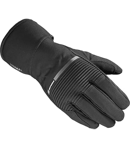TUCANO URBANO Guanti Moto Invernali Seppia 3G HYDROSCUD® - Nero Taglia L, Impermeabili, Termici, Con Protezioni, Touch Screen, Certificati CE