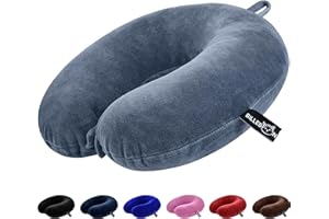 Billebon Premium Neck Pillow for Travelling Airplane Travel Pillow Comfortable Head Rest Neck Holder Pillow with 30 Years War