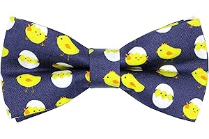 OCIA Pajaritas Hombre Originales Pajarita De Algodón Con Diseño De Animales De Dinosaurios Pre-Atado Para Adultos Niños