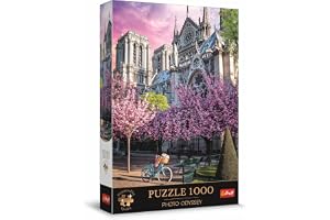 Trefl Premium Plus Quality - Puzzle Photo Odyssey: Katedralen Notre-Dame i Paris - 1000 bitar, Unik fotoserie, Perfekt passan