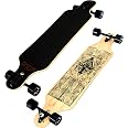 Atom Tiki Bamboo Longboard – 40" Länge, Bambus/Ahorn-Deck, 70mm Räder, Komplett Montiert