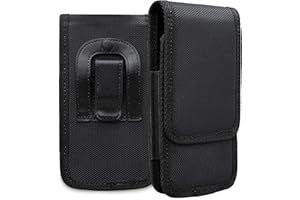 XiRRiX Handy Gürteltasche - 4XL 3.2 Gürtel Tasche kompatibel mit Apple iPhone iPhone 13/14 Pro Max Plus/kompatibel mit Google Pixel 6 7 Pro/Doro 8080 8100 - Smartphone Handytasche schwarz