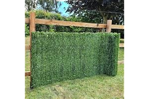 True Products Evergreen – 1 x 3 m artificiales para coníferas cortasetos privacidad y vallas de jardín de plástico – verde