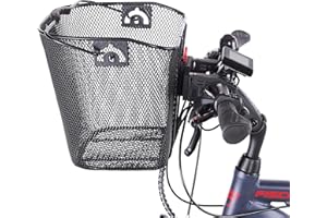 Fischer Handlebar Basket with Quick Attachment, Specially Designed for E-Bikes, Load Capacity 5 kg, Suitable for All Standard