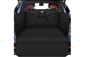 Looxmeer Funda Maletero Coche Perros, Protector Maletero Universal para Perros 185x104cm con Protección Lateral, Cubierta Coche Perro Impermeable Antideslizante Resistente a los Arañazos, Negro