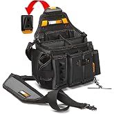 Electrician Bag Includes Shoulder Strap, ToughBuilt Master TB-CT-104, Complex Size
