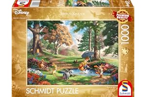 SCHMIDT SPIELE Schmidt , Thomas Kinkade: Disney Winnie the Pooh Puzzle - 1000pc , Puzzle , Ages 12+ , 1 Players