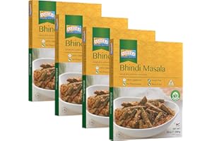 Ashoka Heat and Eat/Ready Meals 280G - All Varieties (Bhindi Masala- 280G)