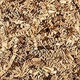 Prokart Brown Shredded Paper Soft & Thin Crinkle Cut Paper for Gift Packaging, Box Filler, Craft DIY, Basket Packaging Filling, Birthday/Easter and Christmas Decoration (500 Grams Each)