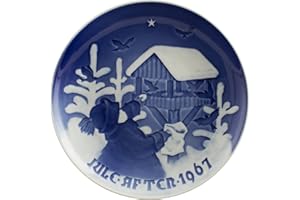 BING&GRONDAHL PIATTO DI NATALE 1967 ORIGINALE PORCELLANA PRIMA SCELTA