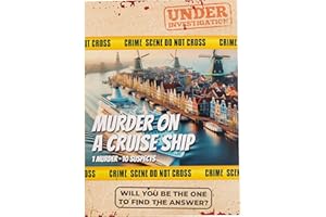 CARDLY Detective Game Unsolved Mystery Murder - Cold Case Files Investigation Detective Clues/Evidence - Solve The Crime - For Individuals, Date Nights & Party Groups (Mistery Game)
