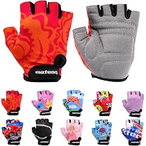 Gants De Cyclisme Enfant 3-8 Ans - Demi-Doigt Respirants Antidérapants RUIXIA
