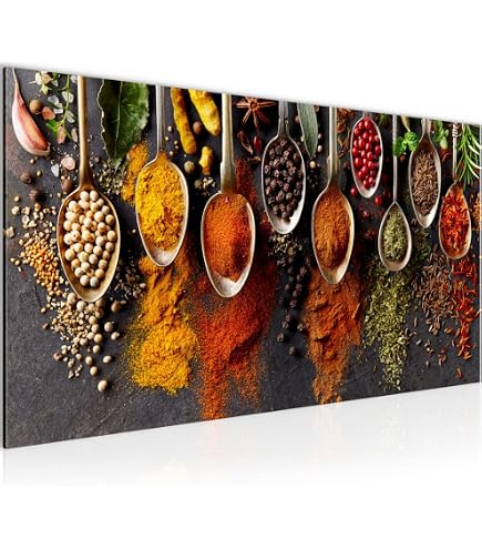 Tableau Sur Toile 'Légumes Frais' - Impression Allemande Haute Qualité 100x57 Cm - Décoration Murale Cuisine Salon