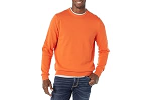 Amazon Essentials Homme Pull à Col Rond et Manches Longues, 100% Coton (Disponible en Grandes Tailles et Grandes Longueurs)
