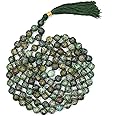 Crystal Heaven Unisex Adult Certified African Turquoise Japa Mala Ganthi - 108 Beads Buddhist Prayer Beads Aaa Grade Original Healing Gemstone Agate Mala For Yoga Meditation Spiritual Reiki Feng Shui