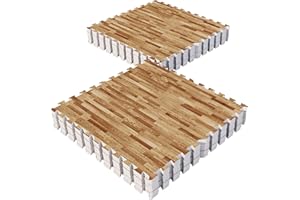 GORILLA SPORTS® Tapis de Protection Fitness Puzzle - 8 ou 16 Dalles, 60x60cm, Épais 12mm, Antidérapant, Mousse EVA, Couleurs - Tapis de Sol, Matelas pour Salle de Sport, Exercice, Garage, Gym, Piscine