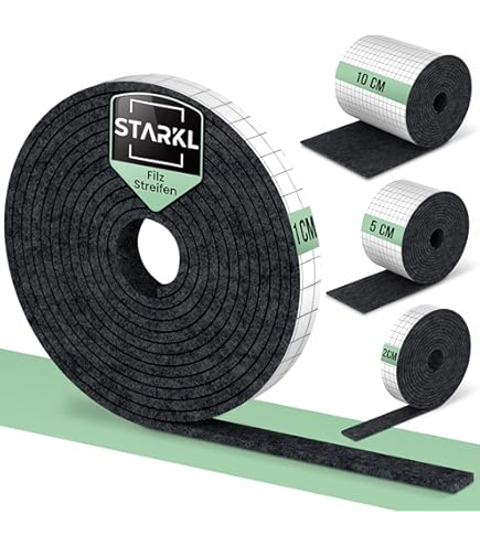 20mm Filzgleiter Selbstklebend - 5m EVA-Band Für Möbel, Kratzschutz Auf Holzböden