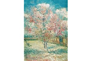 AVEJOYS Puzzle 1000 Pieces Adultes Fleur de Pêche par Vincent Van Gogh 70 x 50 cm Puzzle Adulte 1000 pièces Jeu éducatif défi Jouet 1000 Pièces Puzzles Van Gogh Peinture Art Adultes Enfants