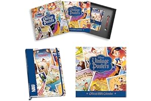Disney Gift Set | 2024 Calendar | 2024 Diary | Disney Pen | Disney Merchandise | Disney Gift | Official Product: Including Large Square Calendar, A5 Size Diary and Pen