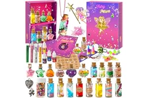 Lubibi Kit de Potion de Fée Magique Pour Enfants, Kit de Fabrication Potions Magiques,DIY Kids Girl Creative Gift, Potions Mixed Craft, magic mixies Cadeaux pour les enfants 6 7 8 9 10 Ans et Plus