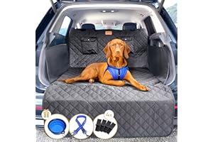 PETPROVED Telo Bagagliaio Auto per Cani Telo Macchina Cane Auto Bagagliaio Protezione Copribaule Copri Baule Auto per Cani Tappeto Bagagliaio