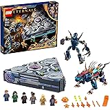 LEGO Marvel L'Ascesa di Domo, Navicella Spaziale dal Film sugli Eterni,Giocattolo da Costruire con 6 Minifigure dei Supereoi 